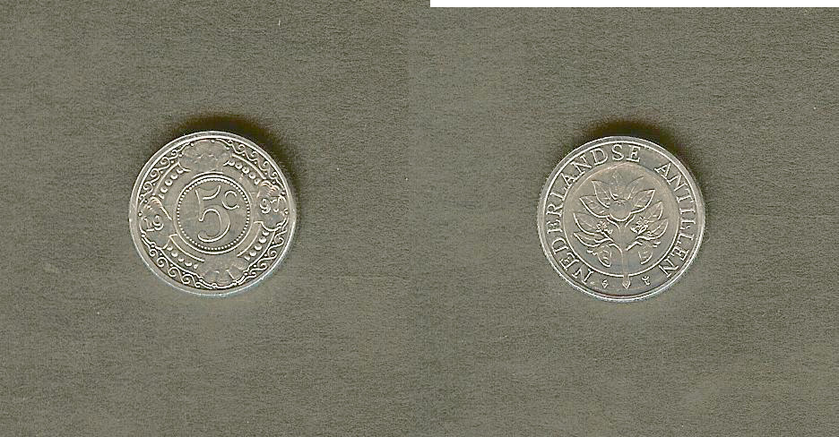Netherlands Antilles 5 cents 1997 BU